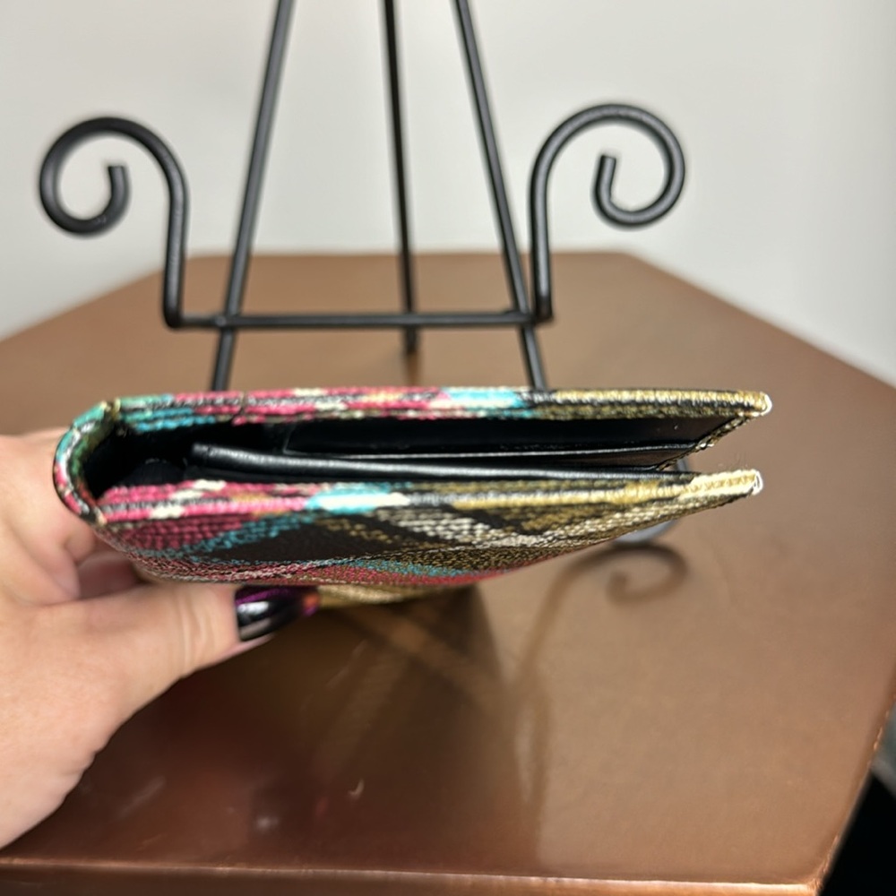 Vivienne Westwood leather plaid print long wallet - Picture 5 of 7
